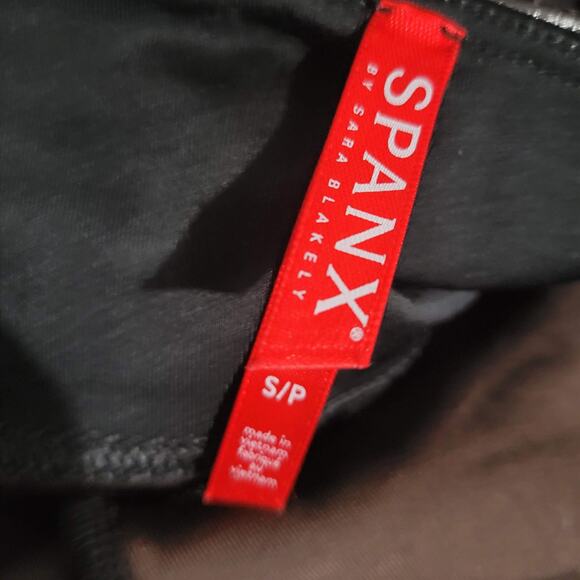 Spanx Croc Leggings Brown Faux Leather High Waist Shaping Slimming Size Small - Picture 6 of 12